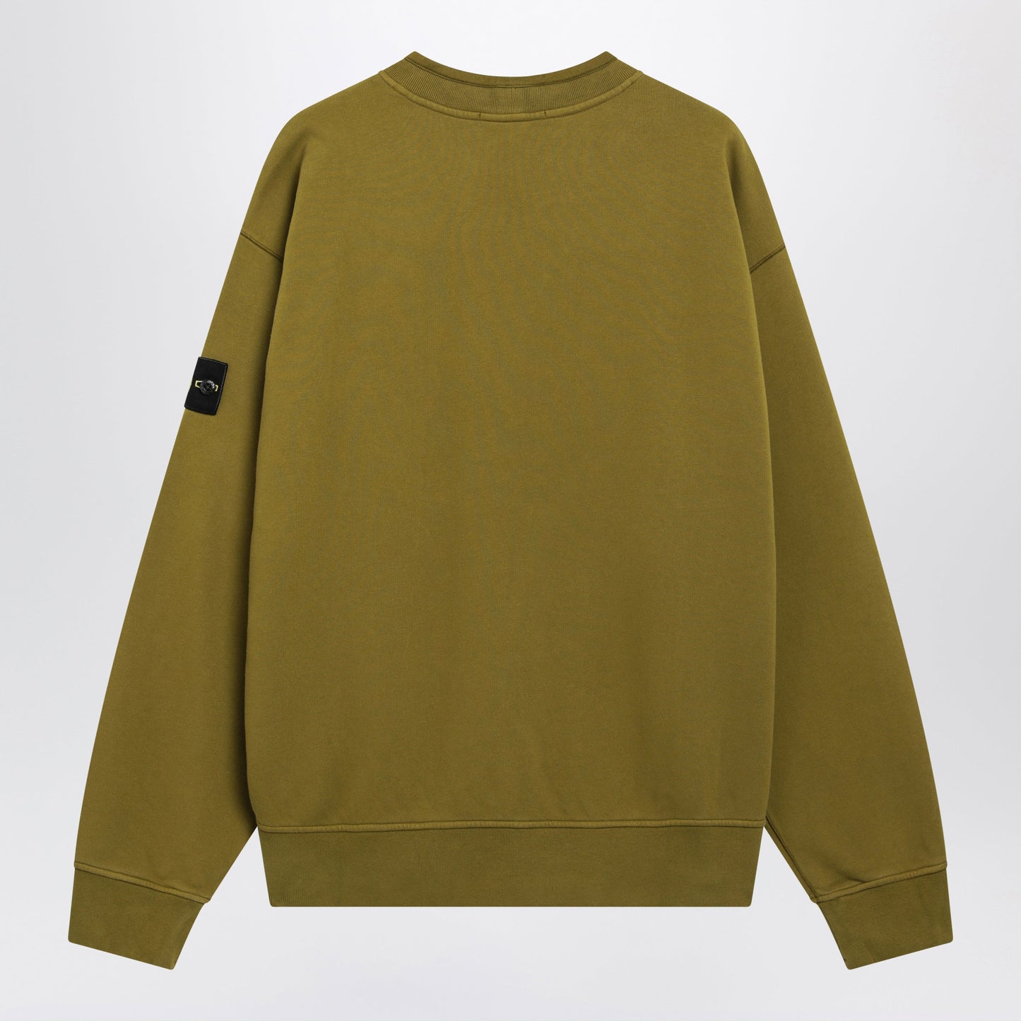 Stone Island Oversize Crewneck Sweatshirt In Cactus Color Men STONE ISLAND