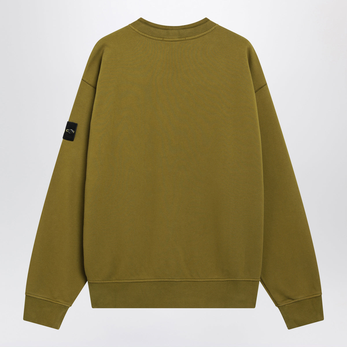 Stone Island Oversize Crewneck Sweatshirt In Cactus Color Men STONE ISLAND