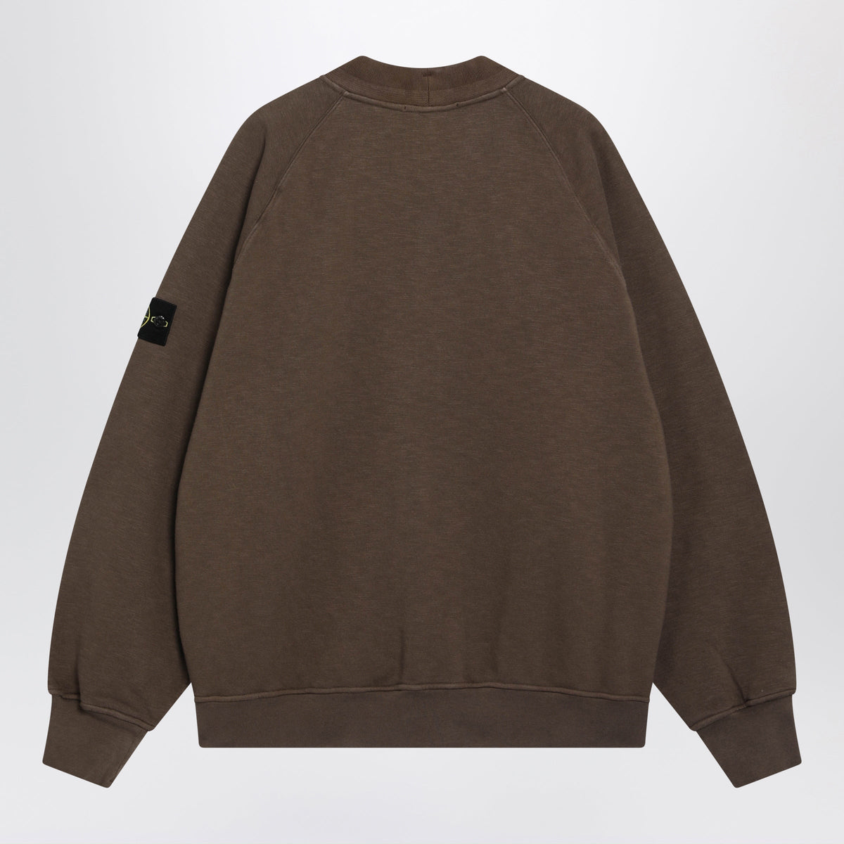 Stone Island Umber Cotton Turtleneck Sweatshirt Men STONE ISLAND