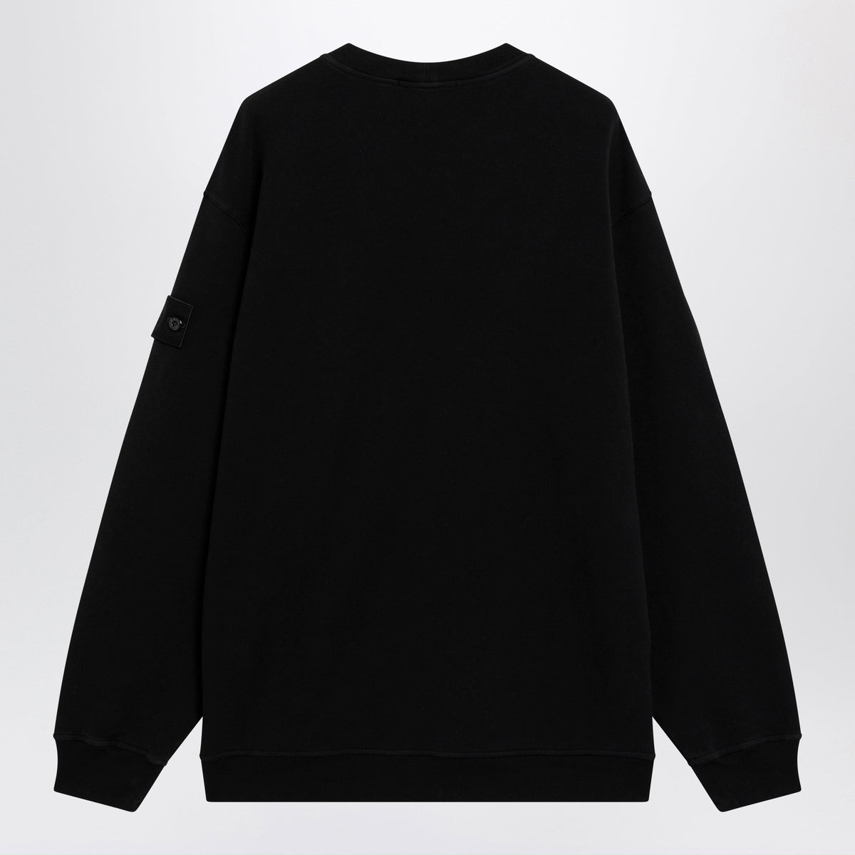 Stone Island Black Cotton Sweatshirt Men STONE ISLAND