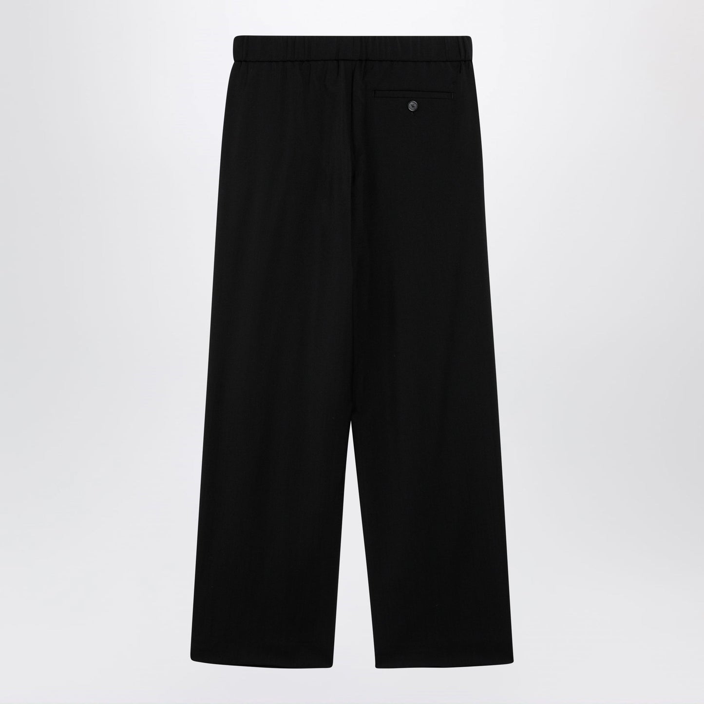 Loewe Elasticated Wool Trousers In Black Women LOEWE