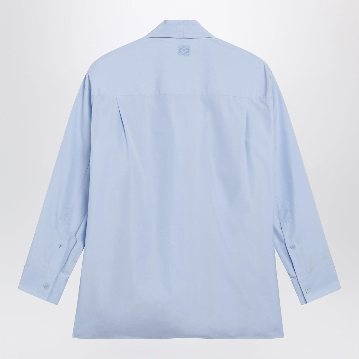 Loewe Cotton Poplin Shirt With Draping Women LOEWE