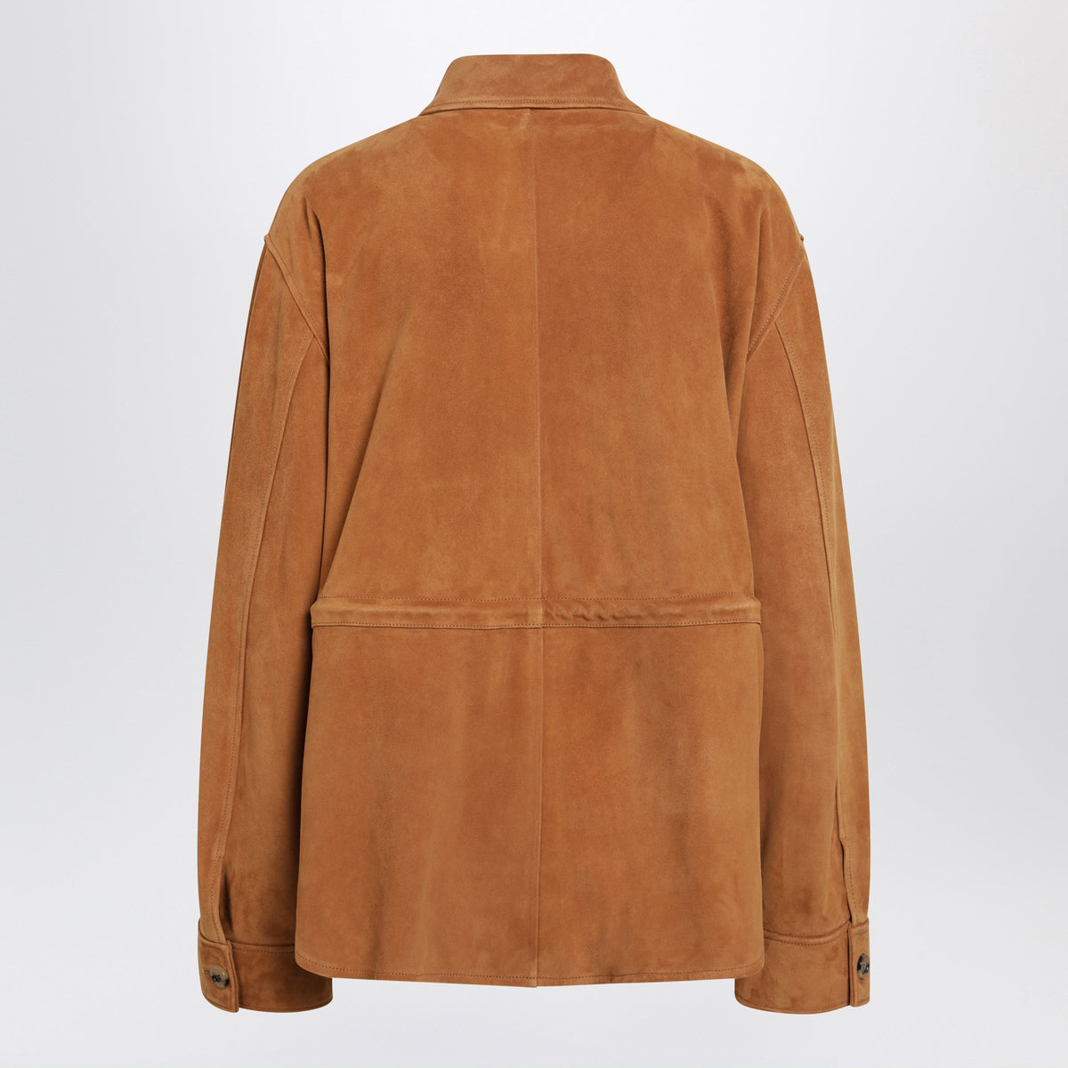 Loewe Light Brown Suede Workwear Jacket Women LOEWE