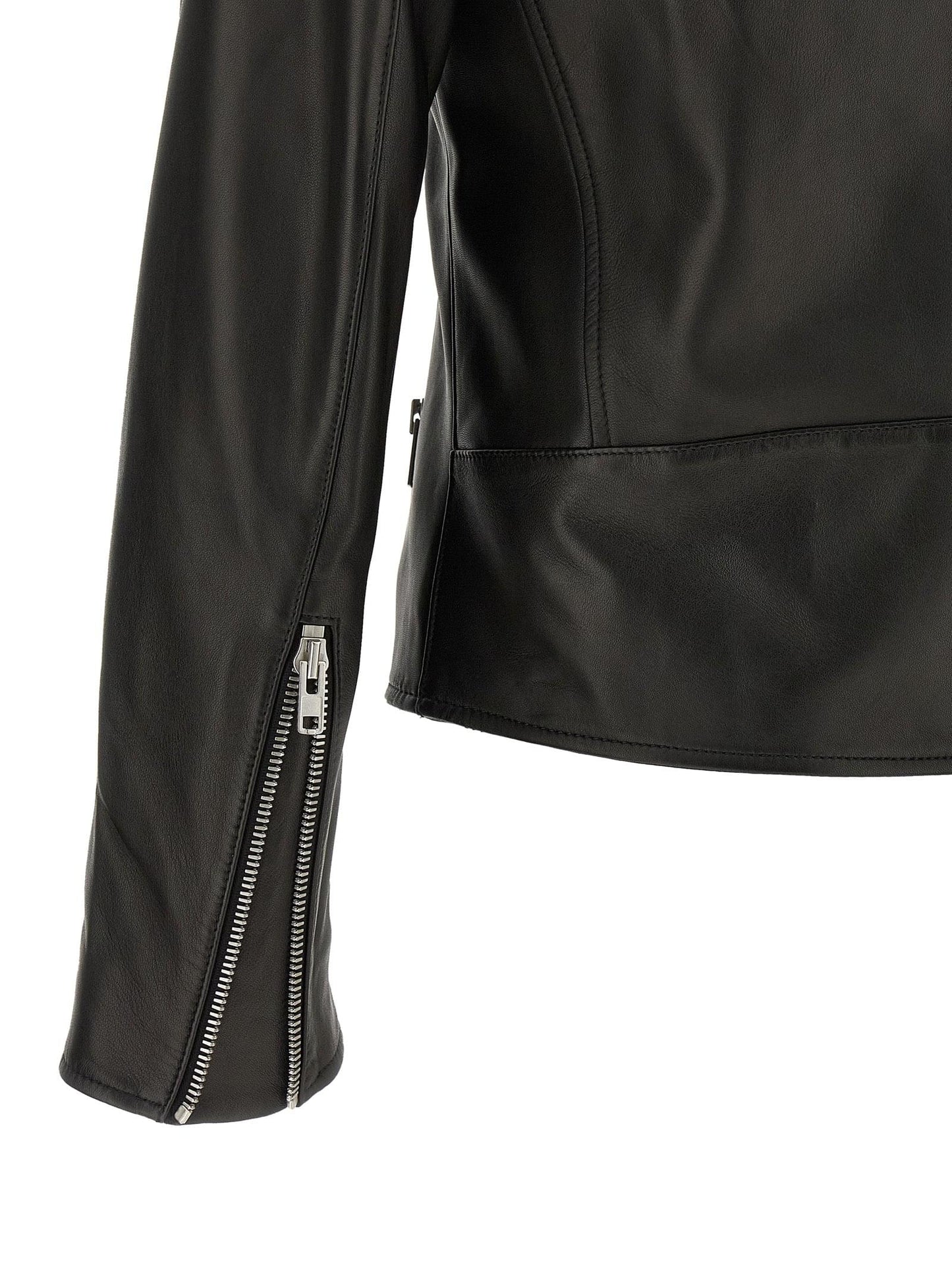 Maison Margiela Men '5-Zip' Leather Jacket MAISON MARGIELA