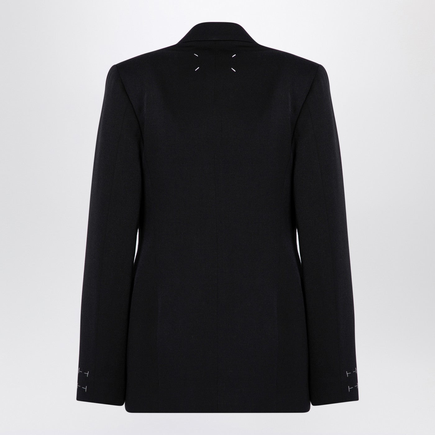 Maison Margiela Black Double-Breasted Jacket In Wool Women MAISON MARGIELA