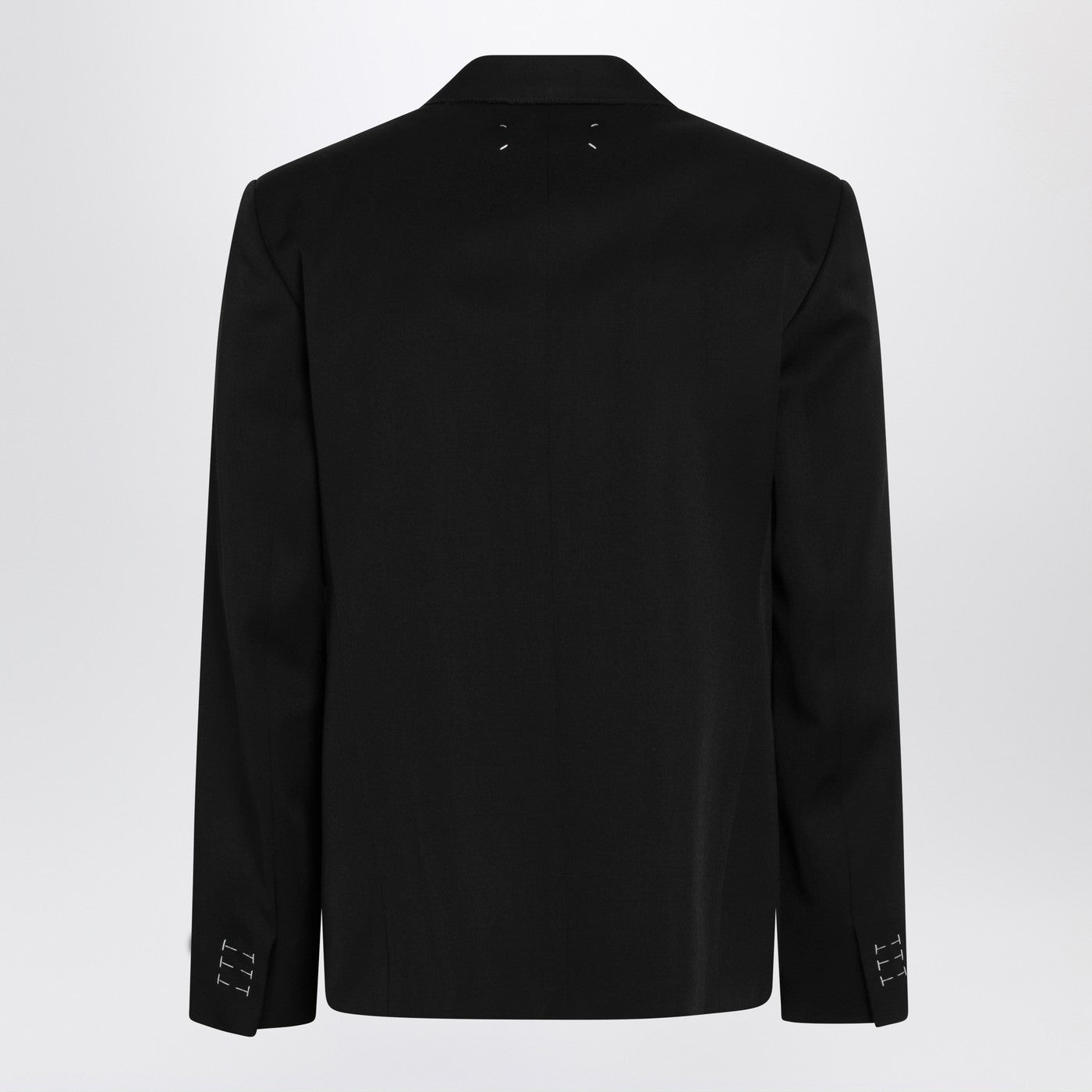 Maison Margiela Black Wool Single-Breasted Jacket Men MAISON MARGIELA