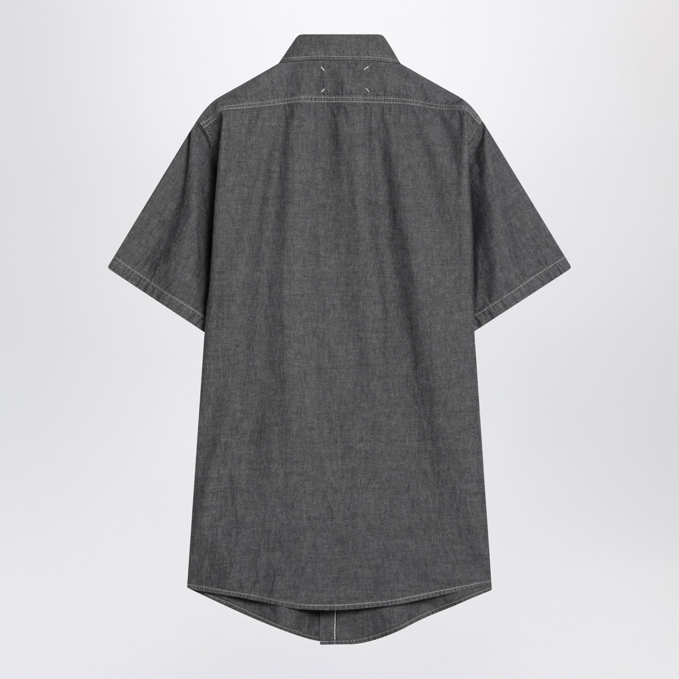 Maison Margiela Gray Cotton Shirt Men MAISON MARGIELA