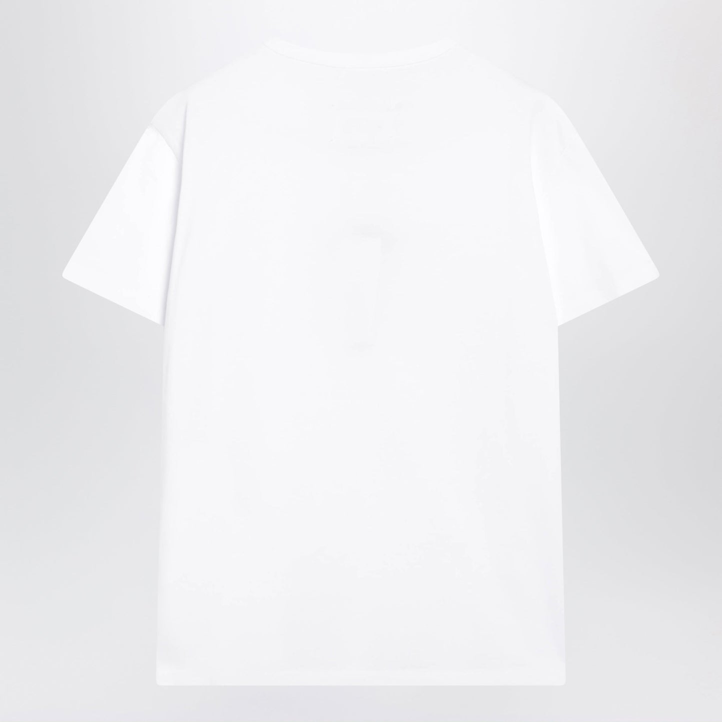 Maison Margiela White Cotton Jersey T-Shirt With Logo Reverse Women MAISON MARGIELA