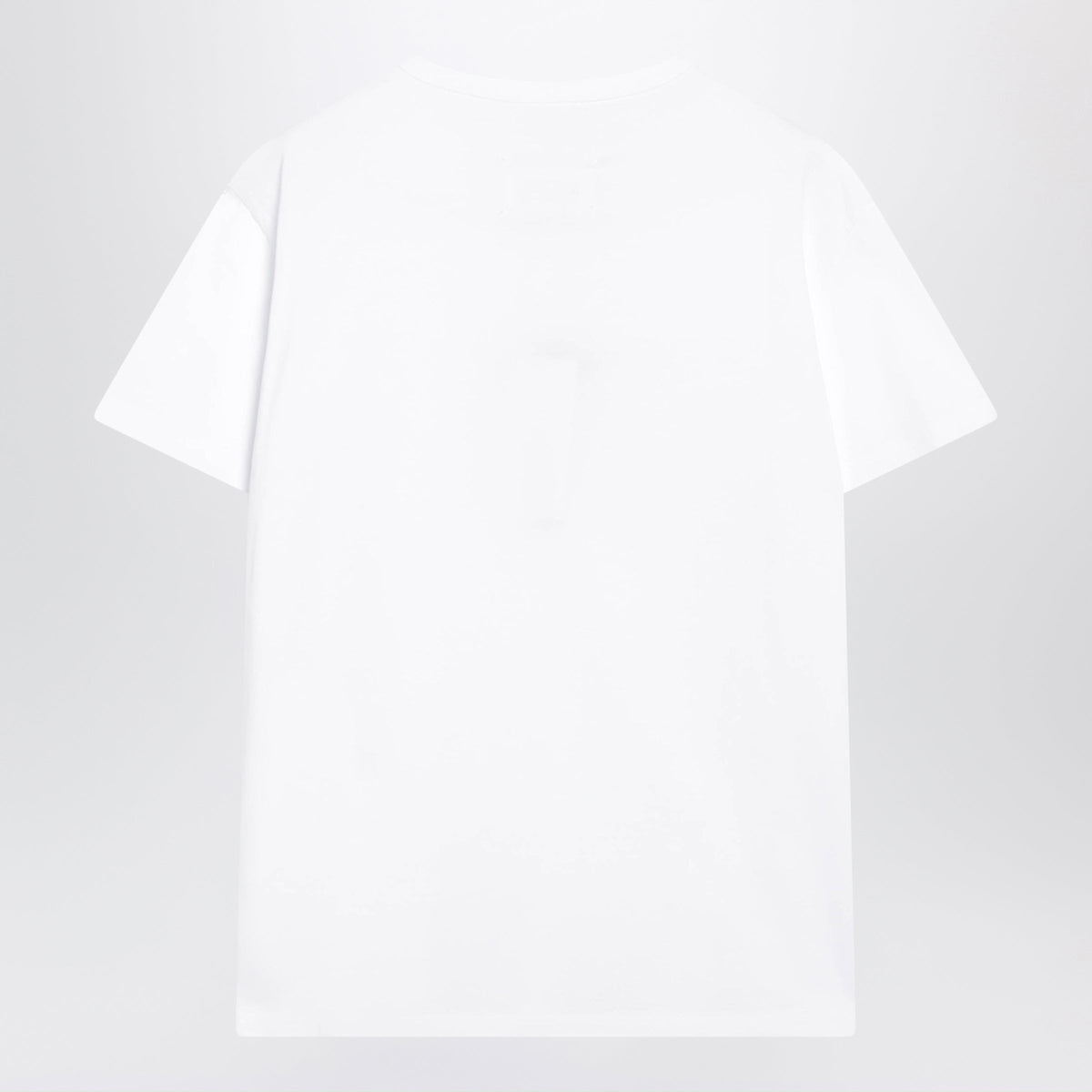 Maison Margiela White Cotton Jersey T-Shirt With Logo Reverse Women