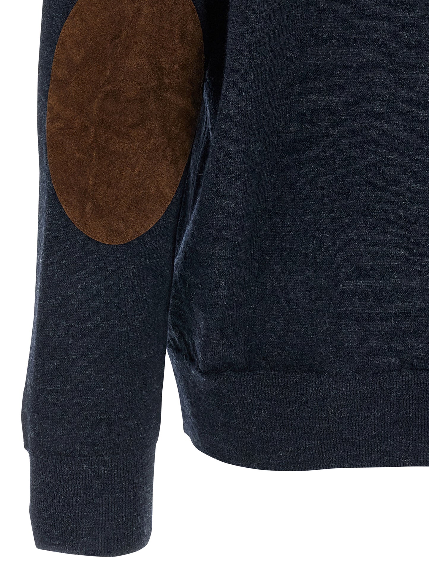 Maison Margiela Men Suede Patch Polo Shirt MAISON MARGIELA