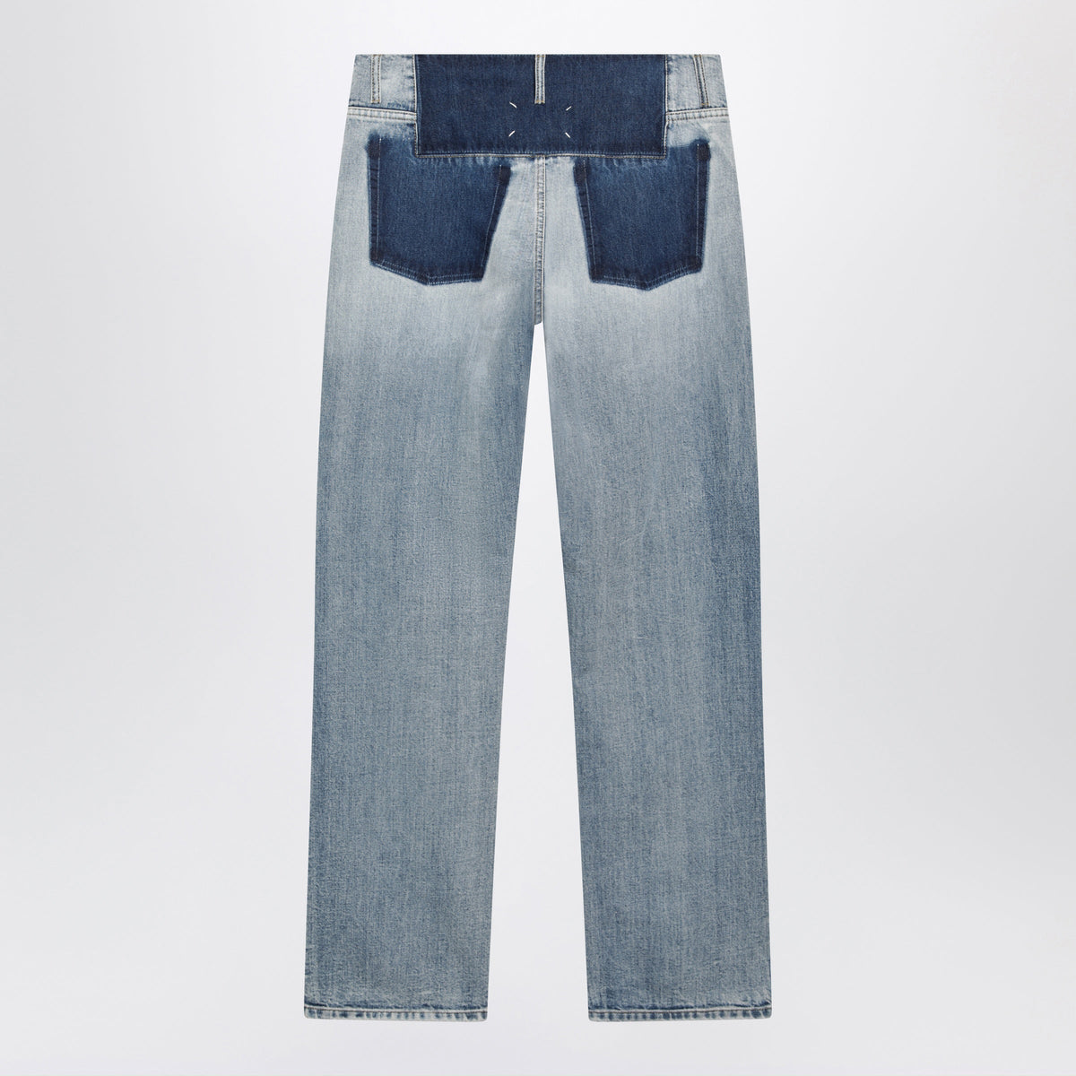Maison Margiela Patchwork Jeans In Indigo Blue Denim Men MAISON MARGIELA