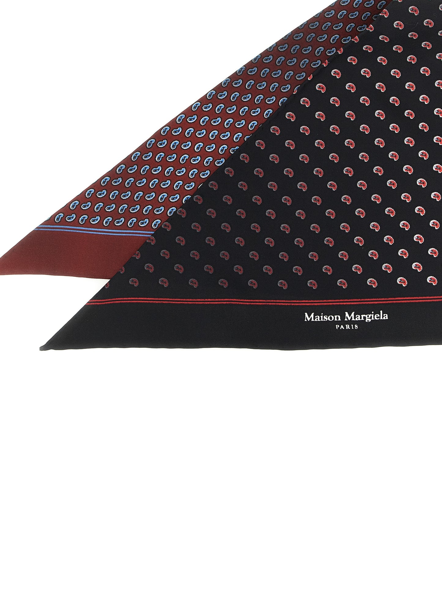 Maison Margiela Men Paisley Print Double-Sided Scarf MAISON MARGIELA