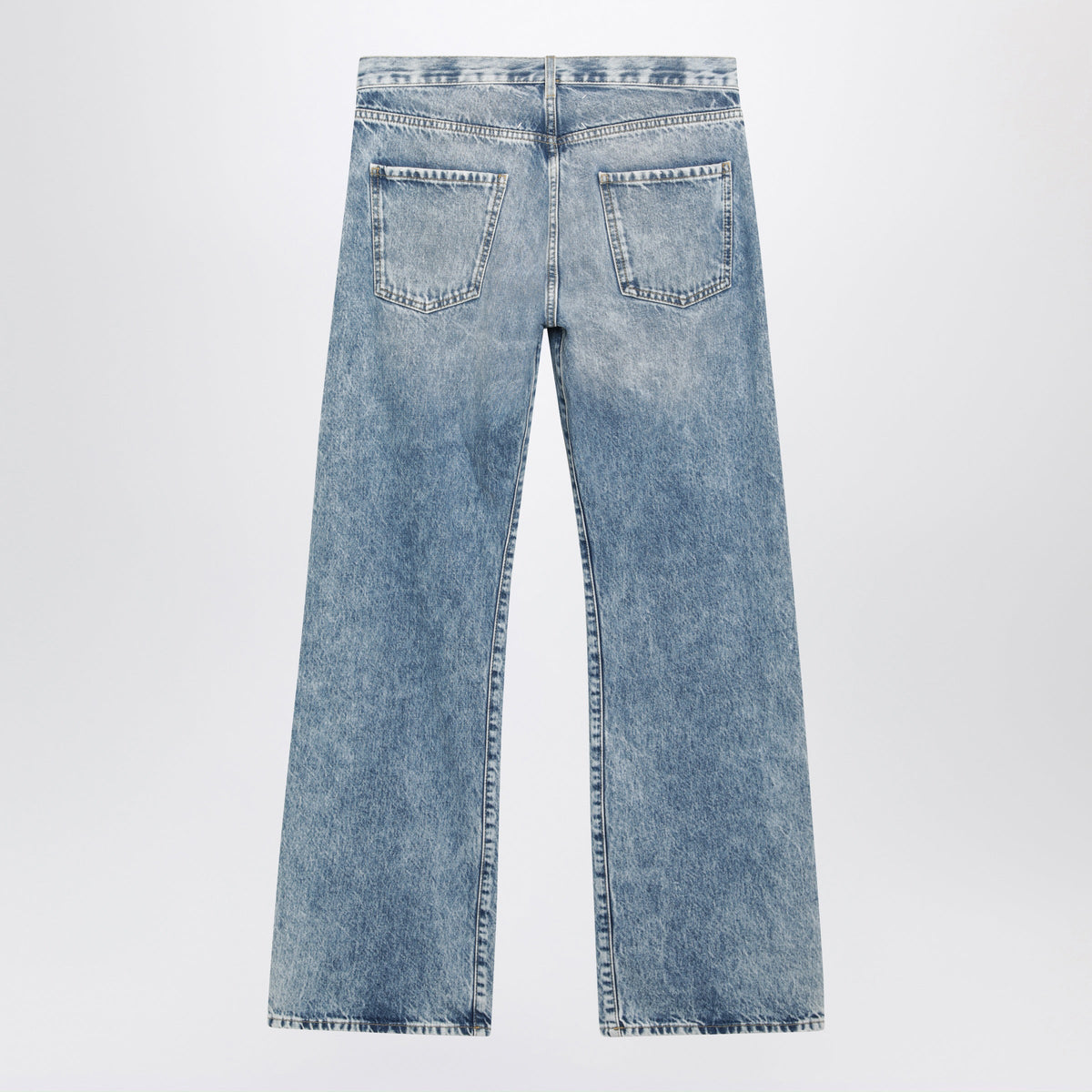 Maison Margiela Light Washed Blue Jeans With Contrasting Insert Pocket Details Women MAISON MARGIELA