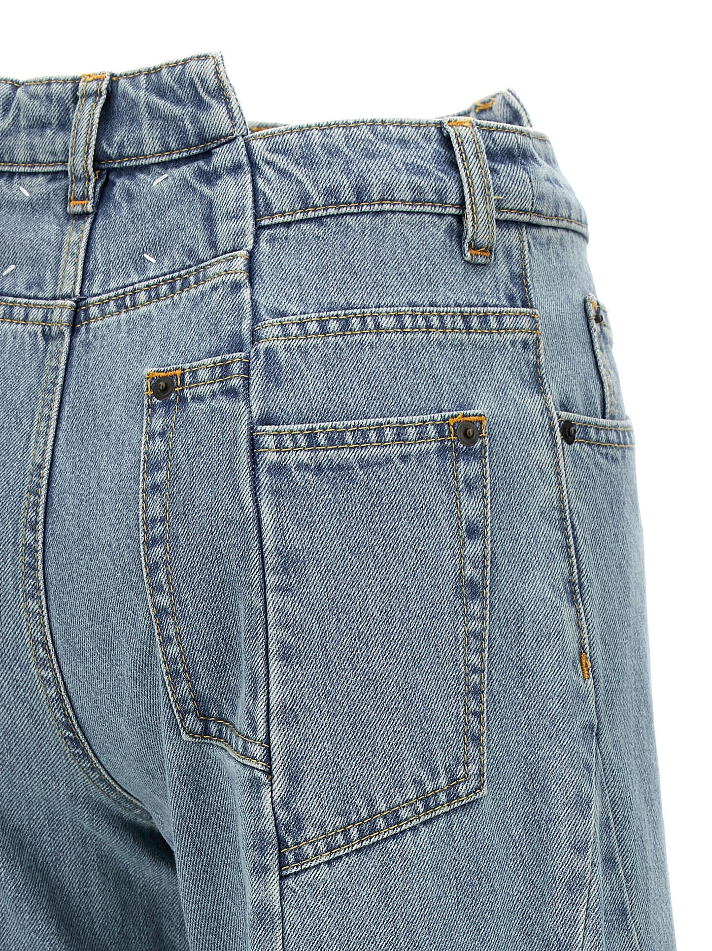 Maison Margiela Women Jeans Asymmetrical Waist MAISON MARGIELA