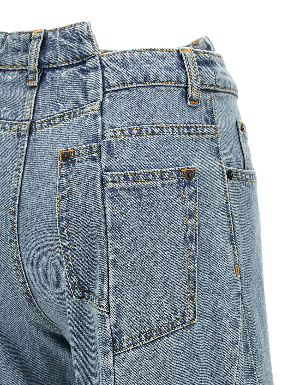 Maison Margiela Women Jeans Asymmetrical Waist MAISON MARGIELA