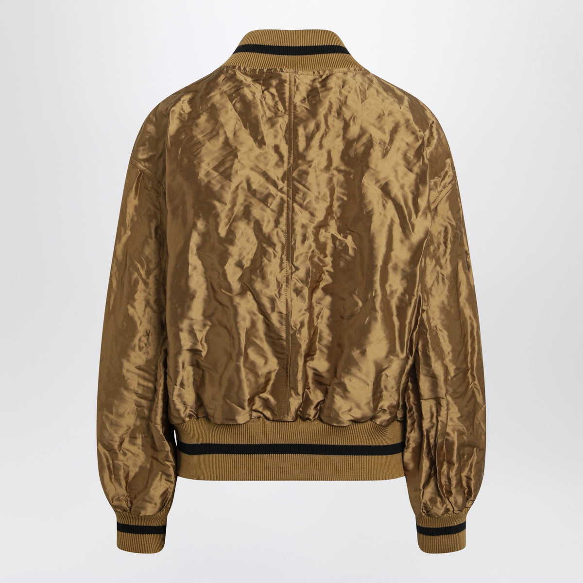 Loewe Caramel Technical Taffeta Bomber Jacket Women LOEWE