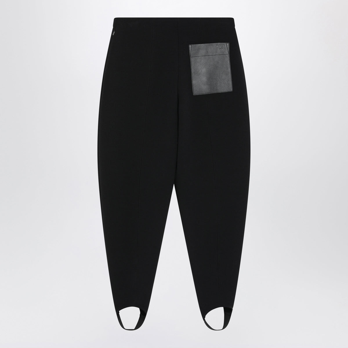 Loewe Black Stretch Wool-Blend Trousers Women LOEWE