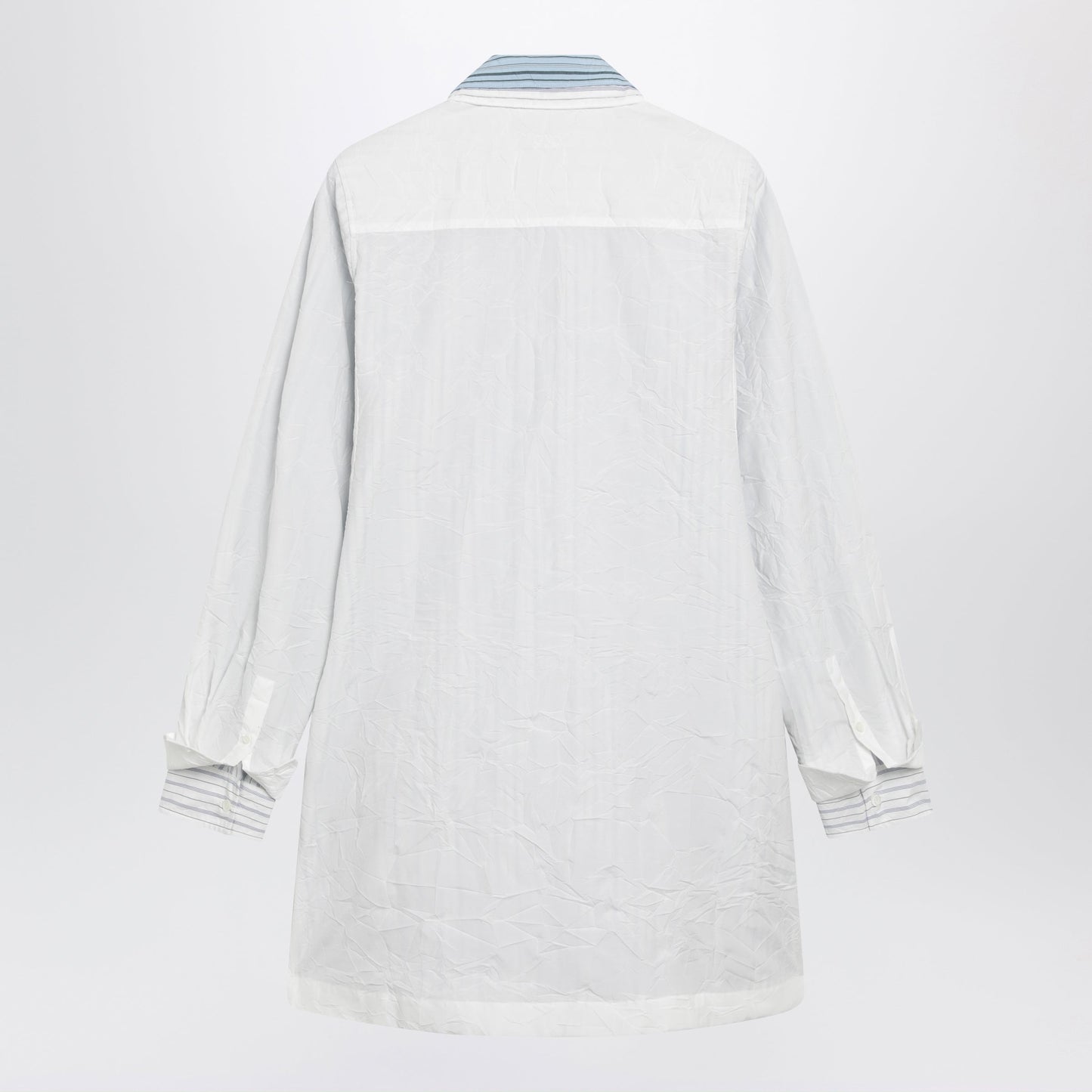 Loewe White Technical Cotton Short Dress Women LOEWE