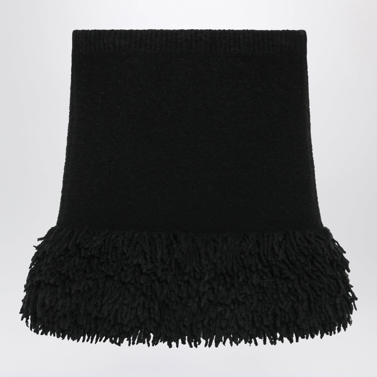 Loewe Short Black Wool Blend Skirt Women LOEWE