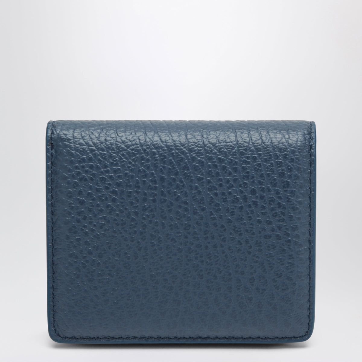 Maison Margiela Four Stitches Dark Blue Leather Card Holder Women MAISON MARGIELA