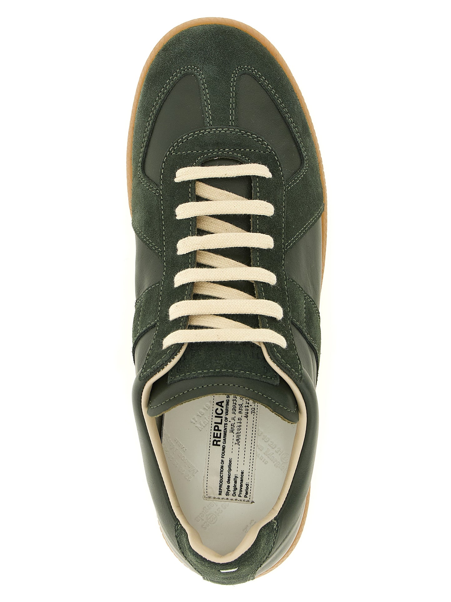 Maison Margiela Men 'Replica' Leather Sneakers MAISON MARGIELA