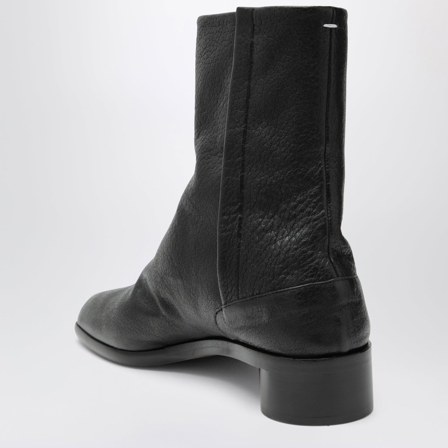 Maison Margiela Tabi Leather Ankle Boots In Black Men MAISON MARGIELA