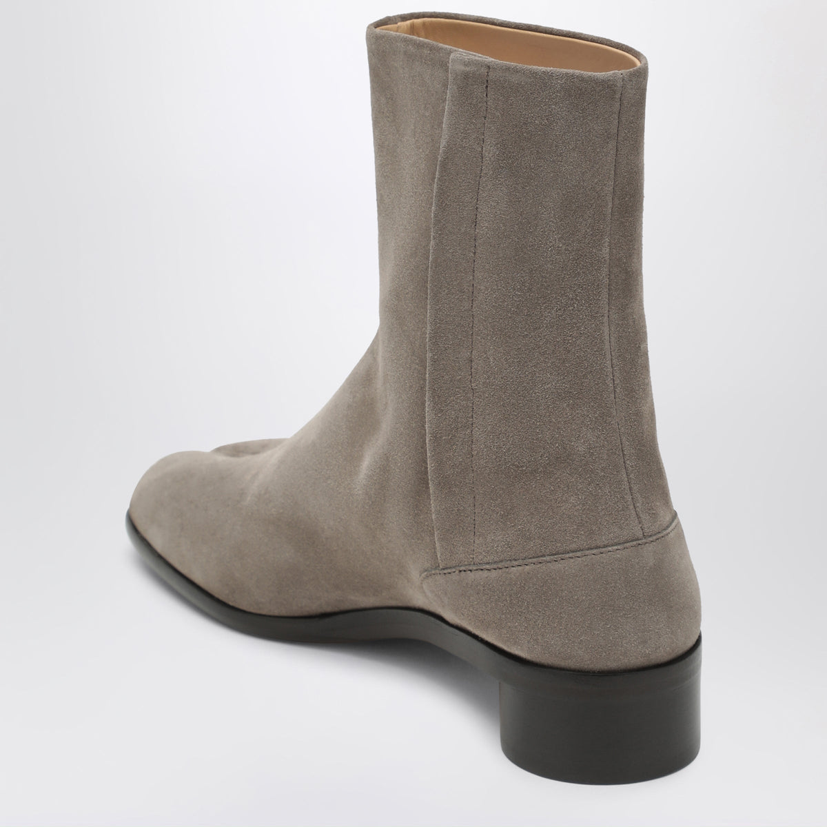 Maison Margiela Brown Suede Tabi Ankle Boots Men MAISON MARGIELA