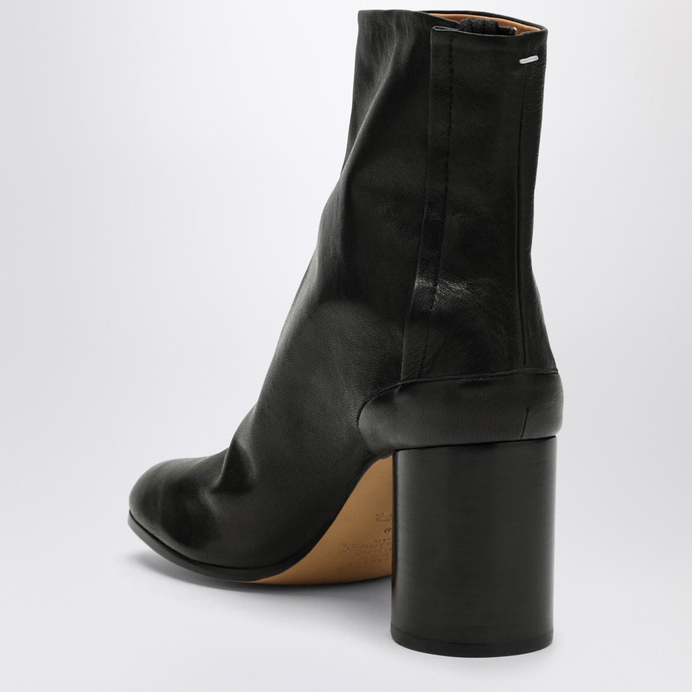 Maison Margiela Black Leather Tabi Ankle Boots Women MAISON MARGIELA