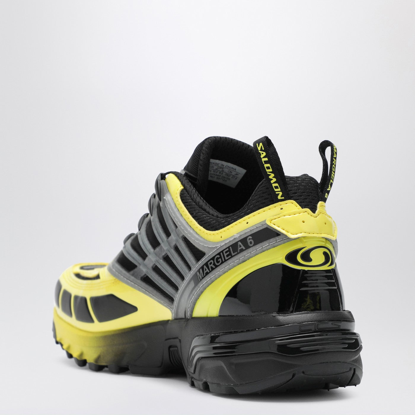 Mm6 X Salomon Black/Yellow/Silver Acs Pro Sneakers Men MM6 X Salomon