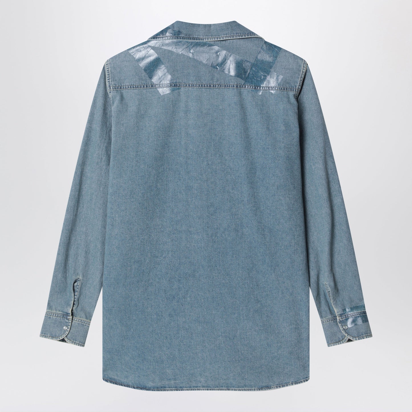 Maison Margiela Ice Blue Denim Shirt Men MAISON MARGIELA