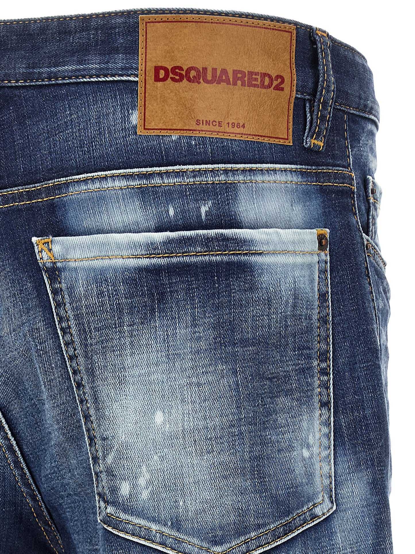 Dsquared2 Men 'Bro' Jeans With 'Paint' Details DSQUARED2