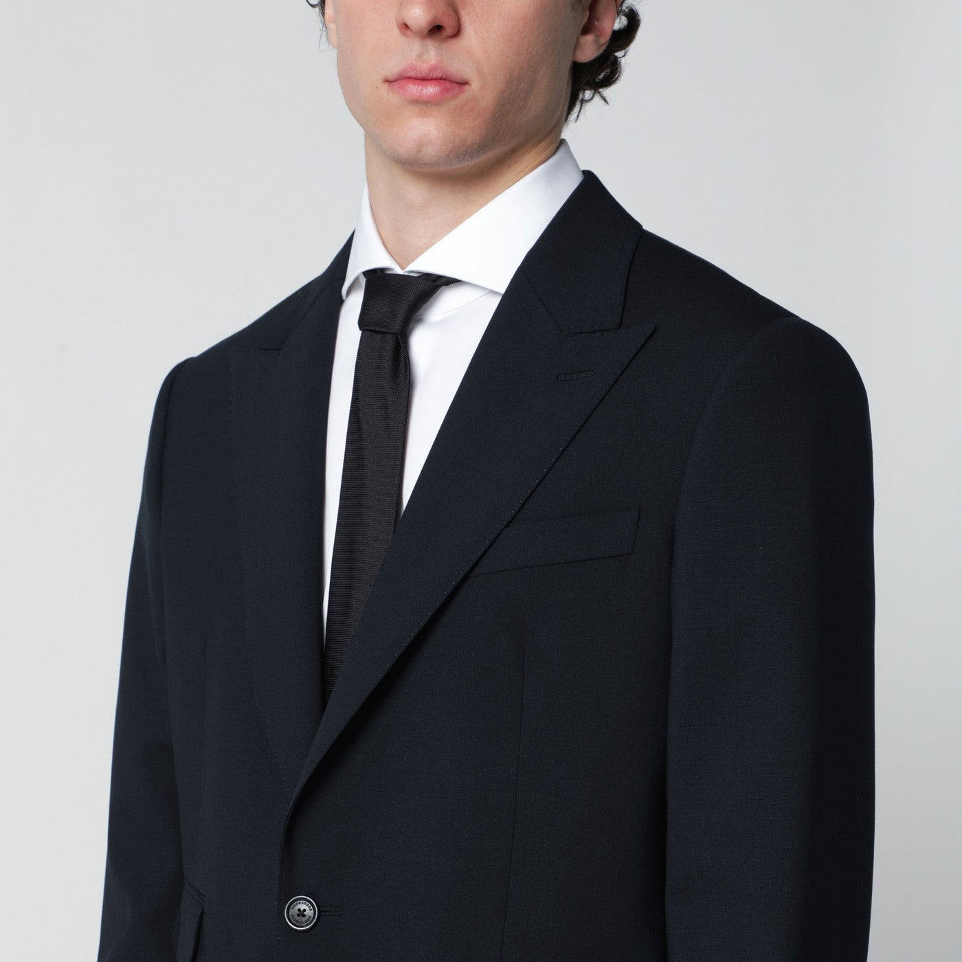 Dsquared2 Navy Blue Single-Breasted Suit In Wool Blend Men DSQUARED2
