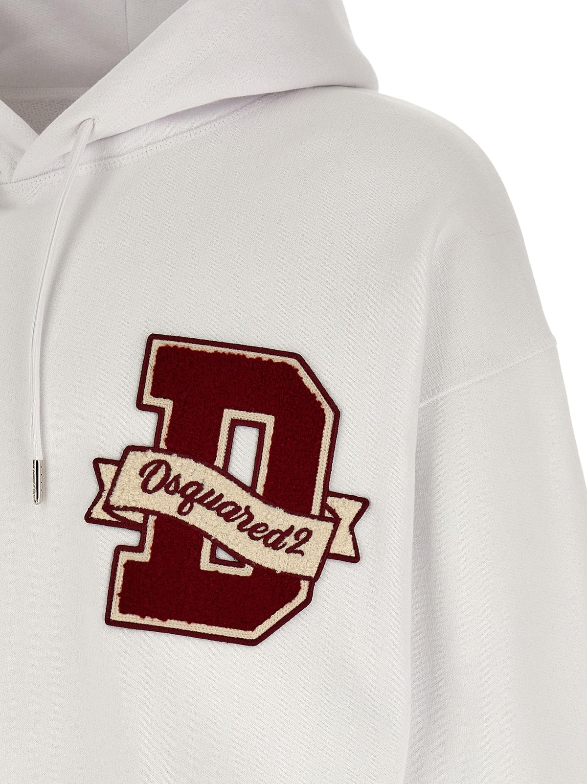 Dsquared2 Men Logo Patch Hoodie DSQUARED2