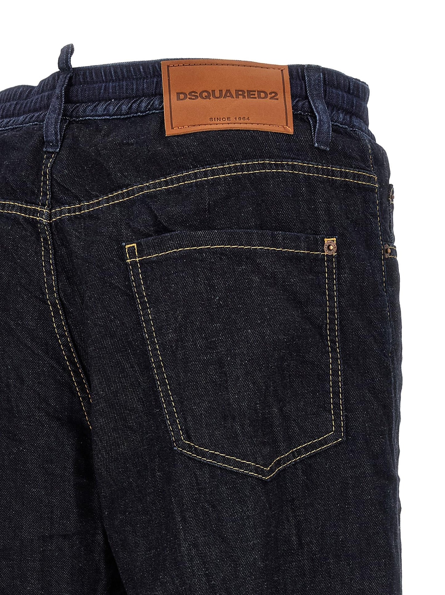 Dsquared2 Men Crinkled Effect Jeans DSQUARED2