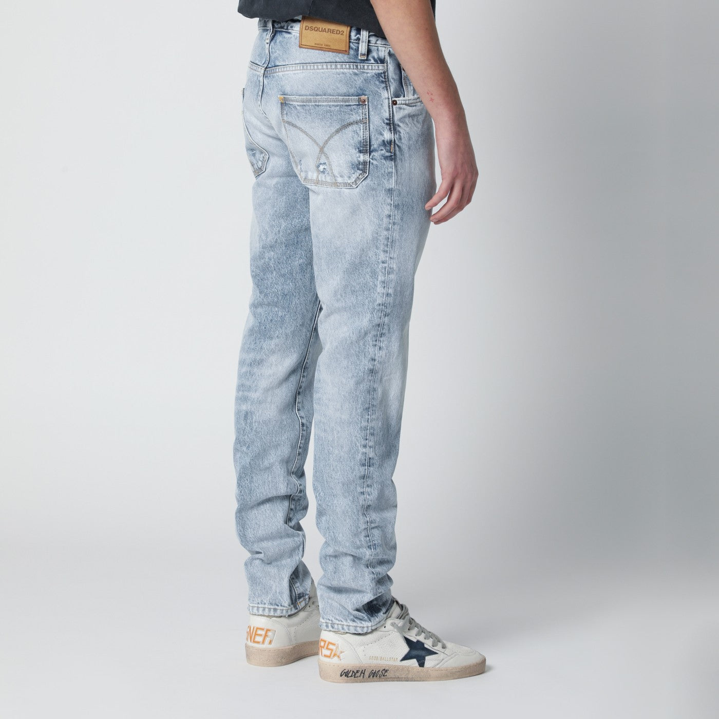 Dsquared2 Vintage-Effect Stretch Denim Jeans Men DSQUARED2