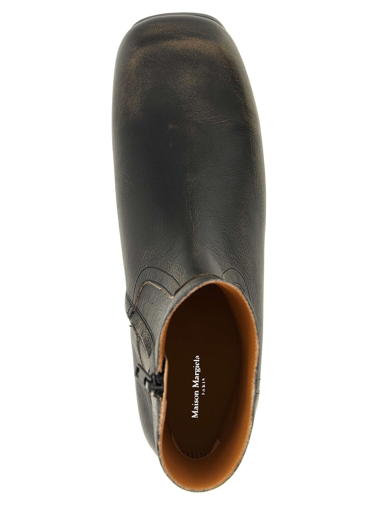 Maison Margiela Men Vintage Leather Ankle Boots MAISON MARGIELA