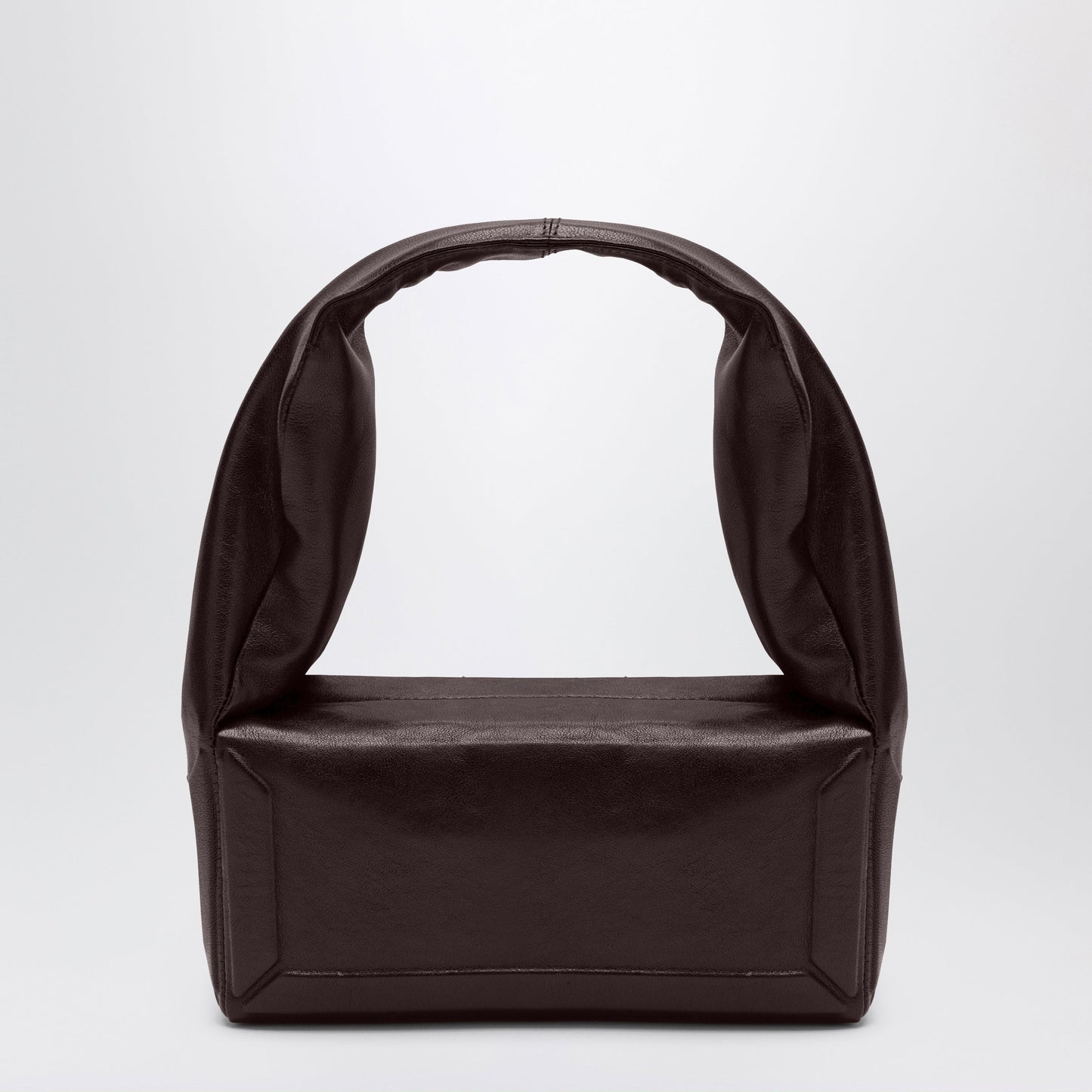 Maison Margiela Box East West Small Bag In Burgundy Leather Women MAISON MARGIELA