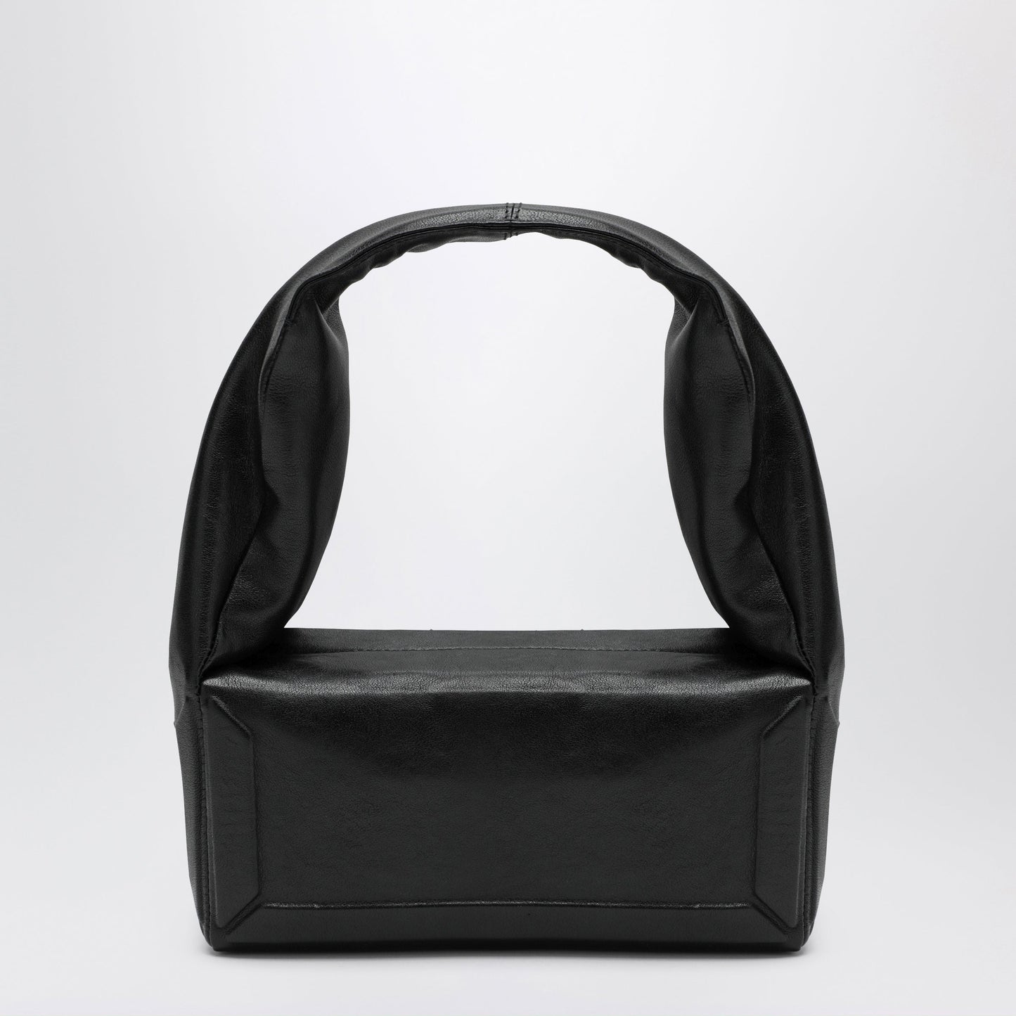 Maison Margiela Box East West Small Bag In Black Leather Women MAISON MARGIELA