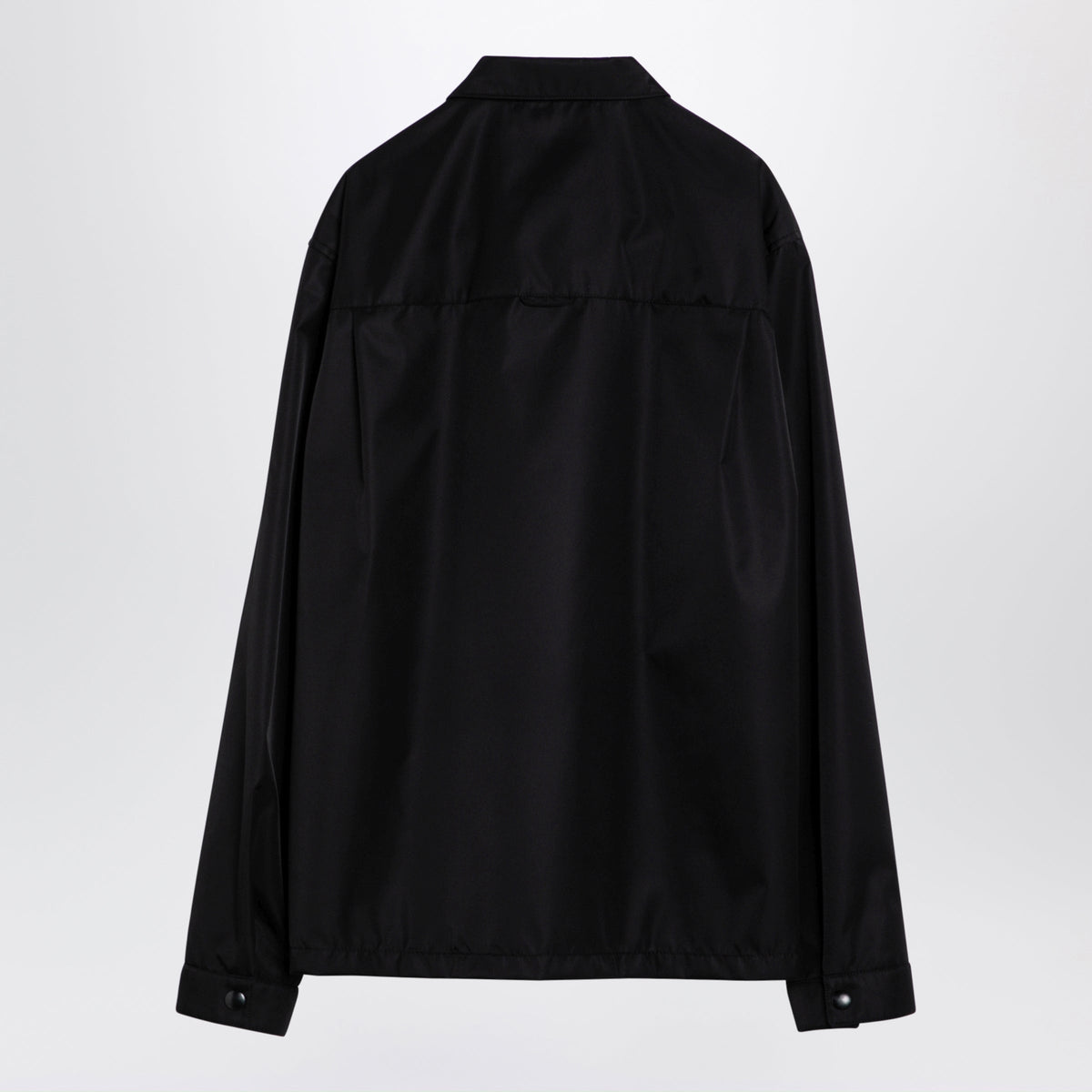 Prada Black Re-Nylon Shirt Men PRADA