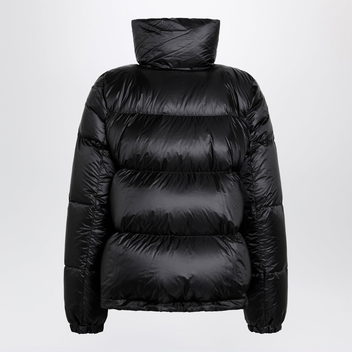Sacai Black Down Jacket With Asymmetrical Zip Women SACAI
