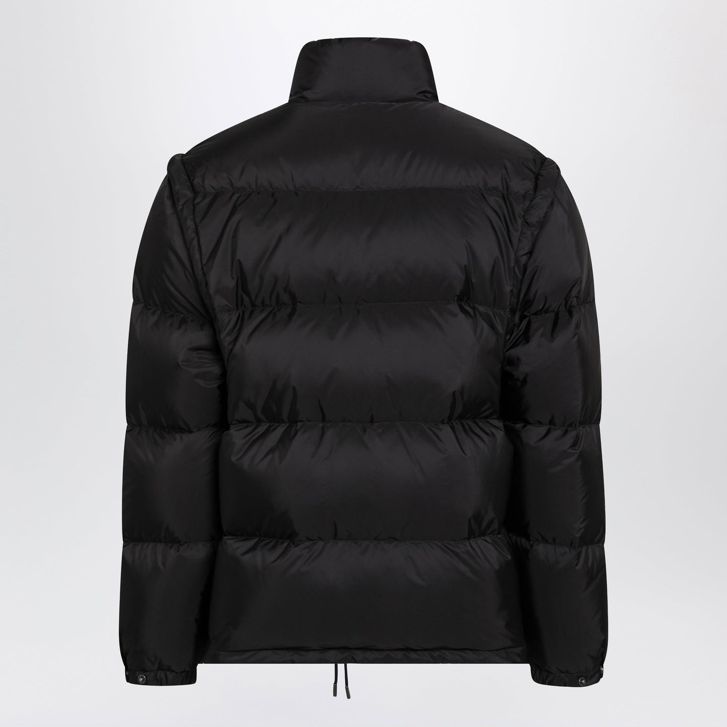 Prada Black Convertible Re-Nylon Down Jacket Men PRADA