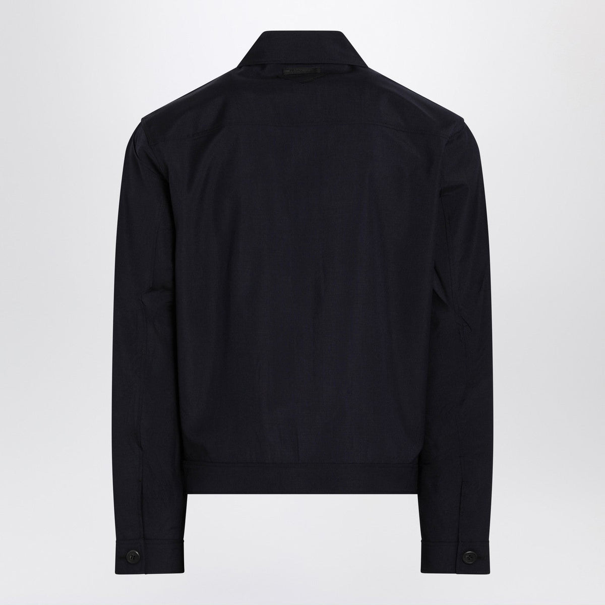 Prada Blue Wool And Mohair Jacket Men PRADA