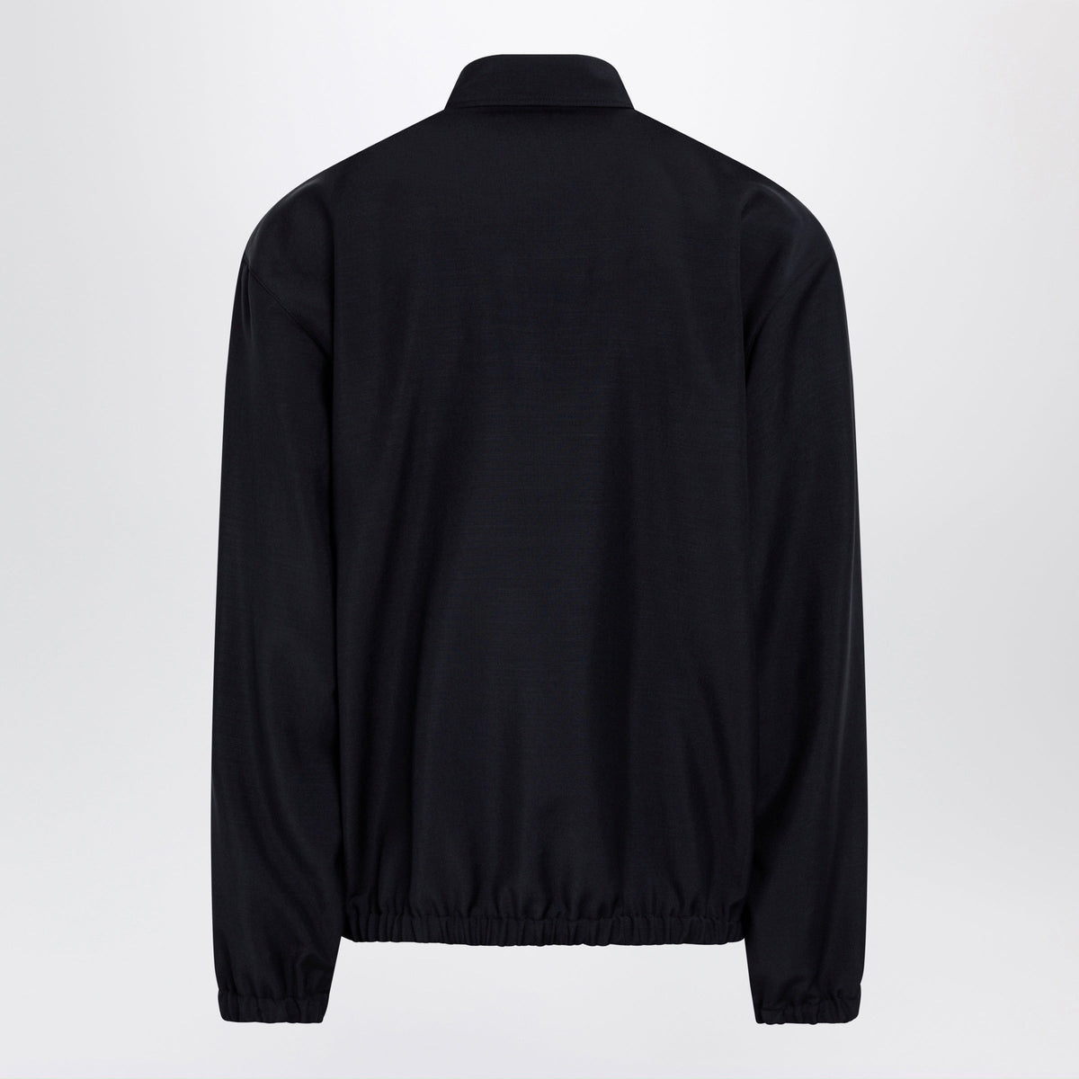 Prada Blue Blouson In Wool And Mohair Blend Men PRADA