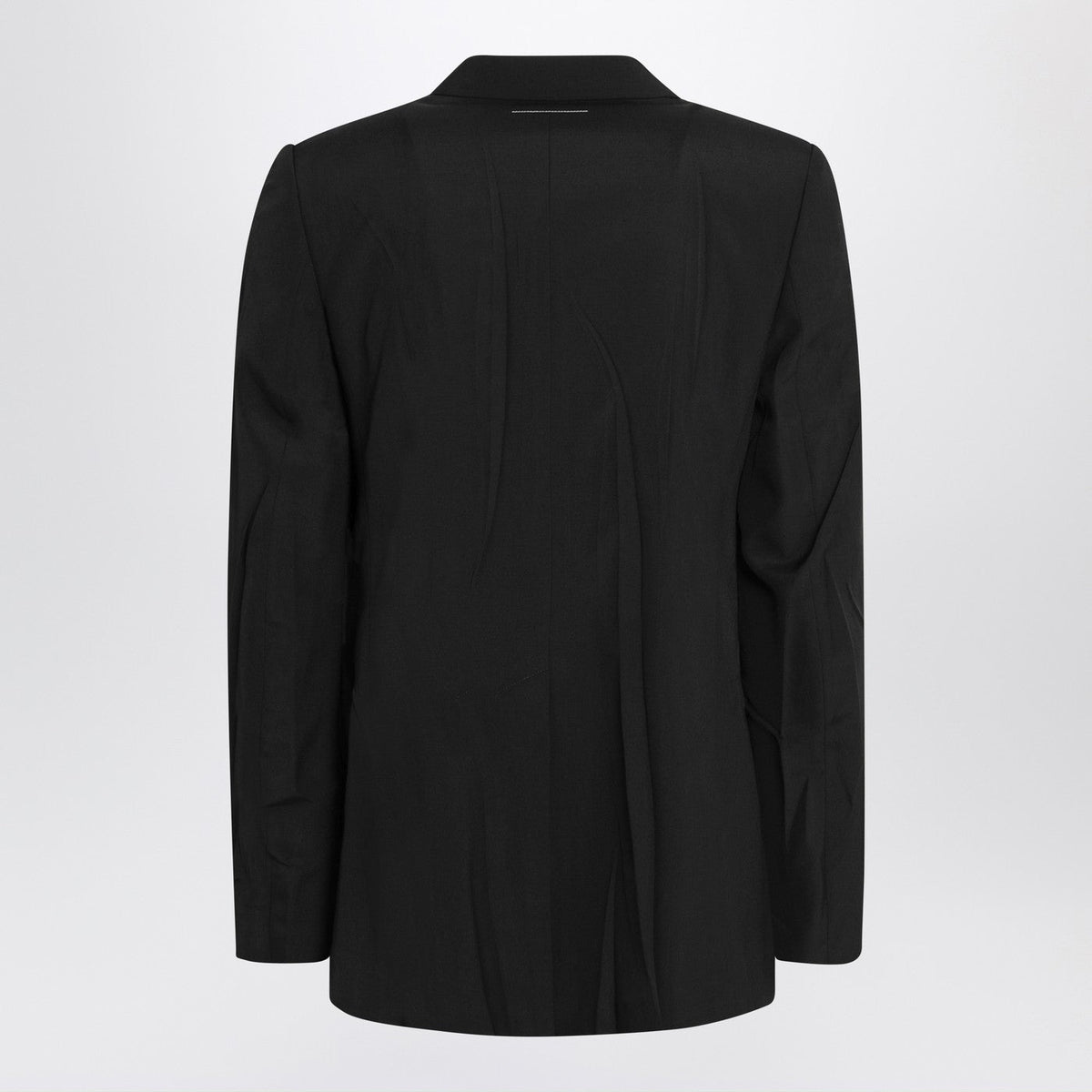 Mm6 Maison Margiela Black Wool-Blend Jacket Men MM6 MAISON MARGIELA