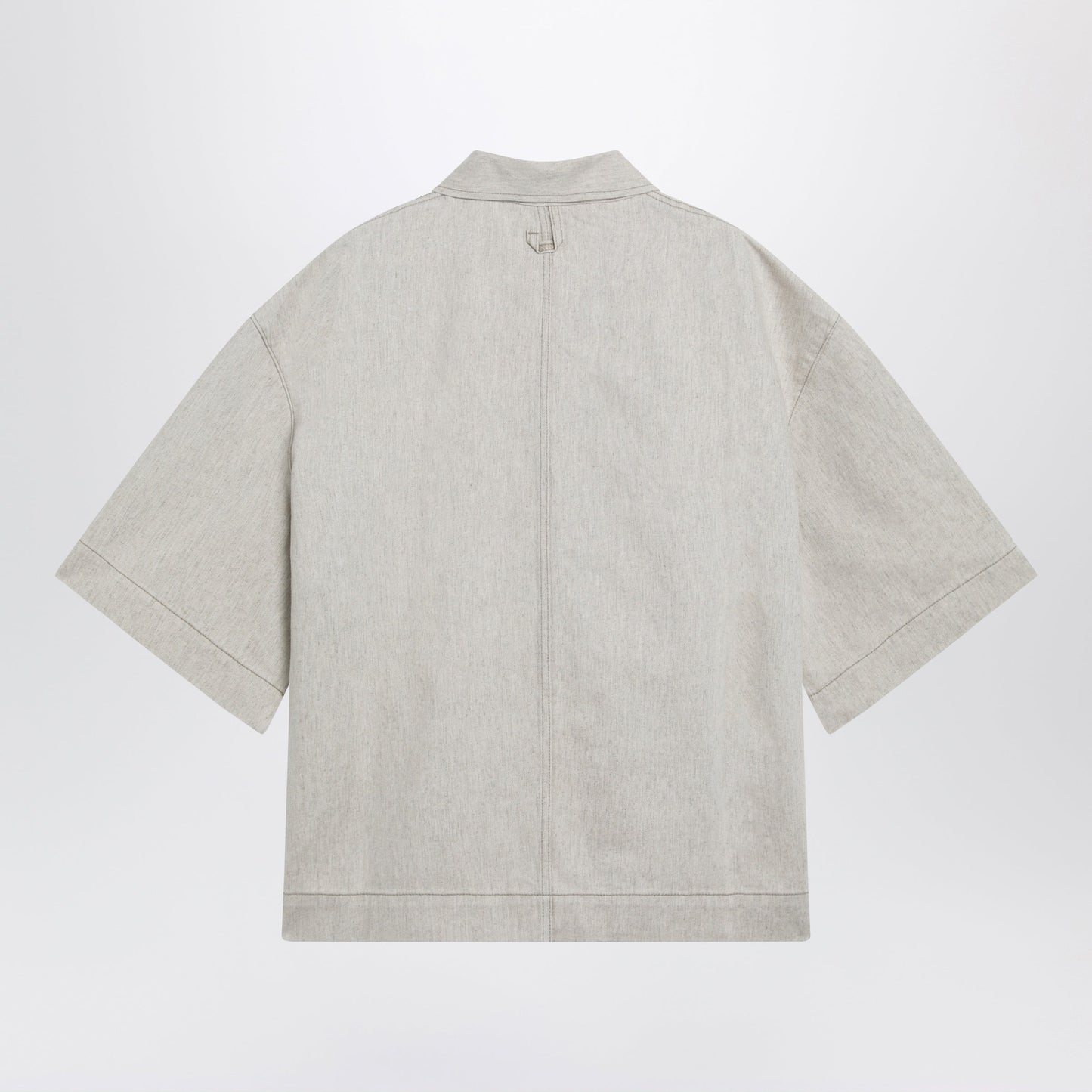 Jacquemus Paysan De-Nã®Mes Light Beige Denim Shirt Men JACQUEMUS