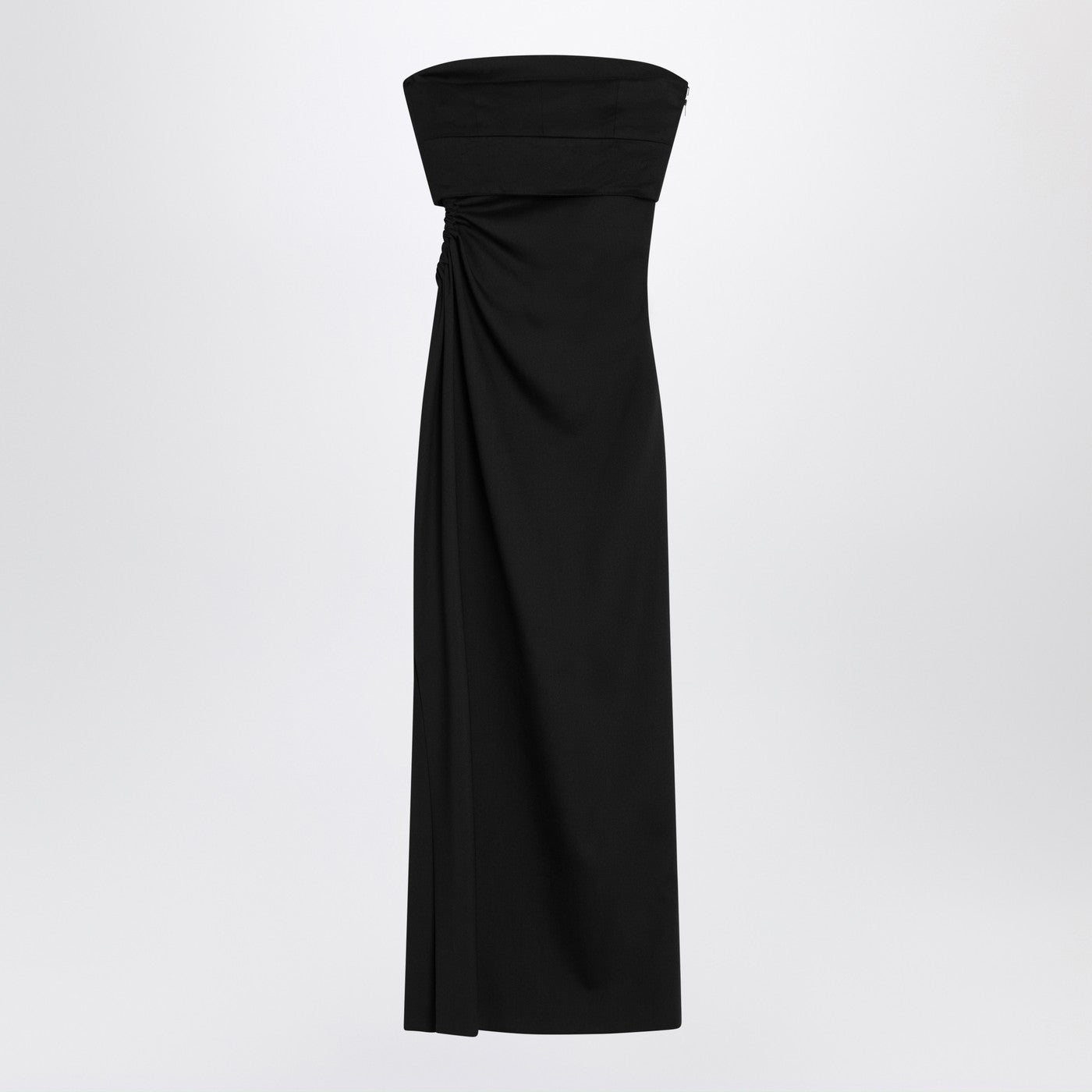 Max Mara Black Bustier Dress In Wool Blend Women MAX MARA