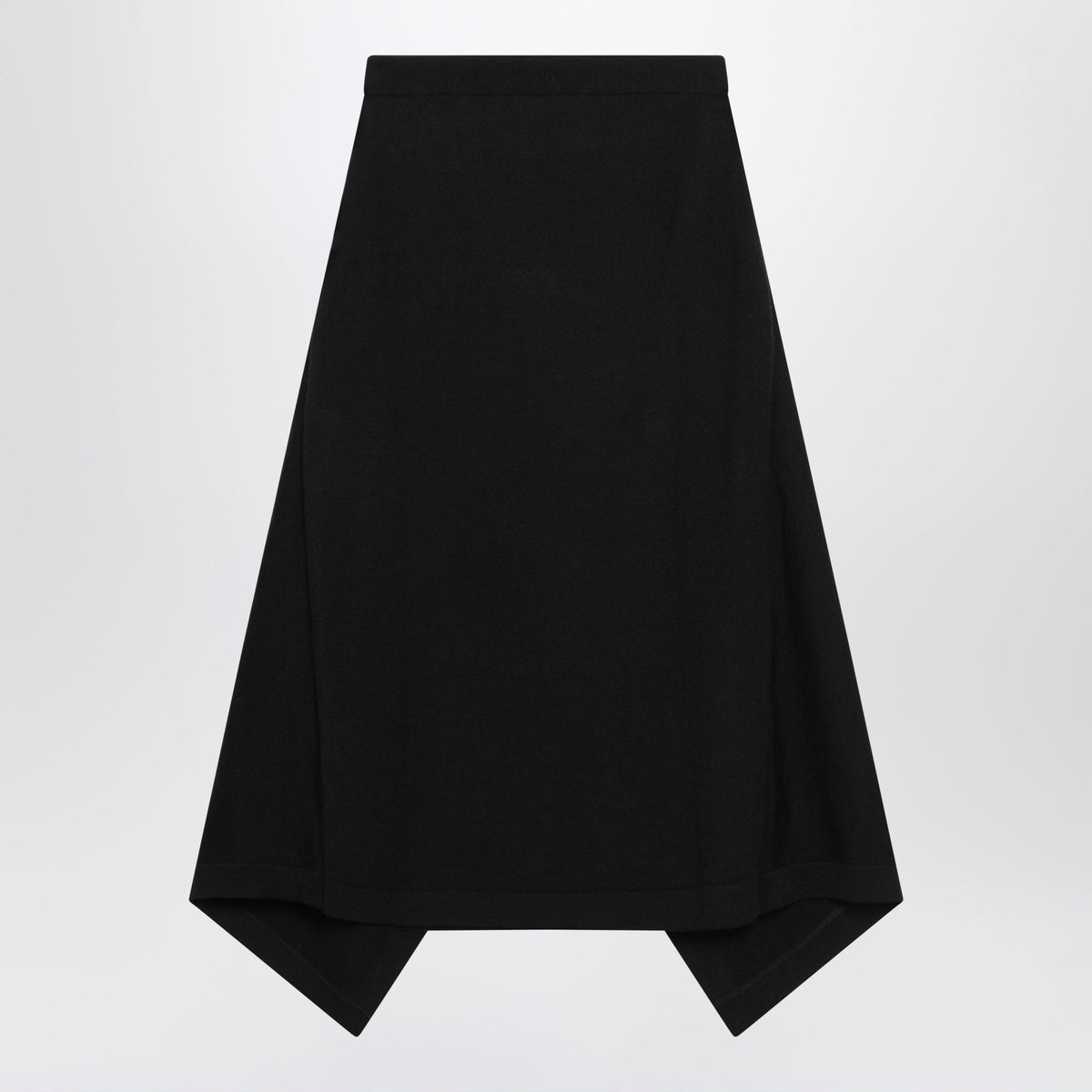 Lemaire Black Merino Wool Blend Midi Skirt Women LEMAIRE