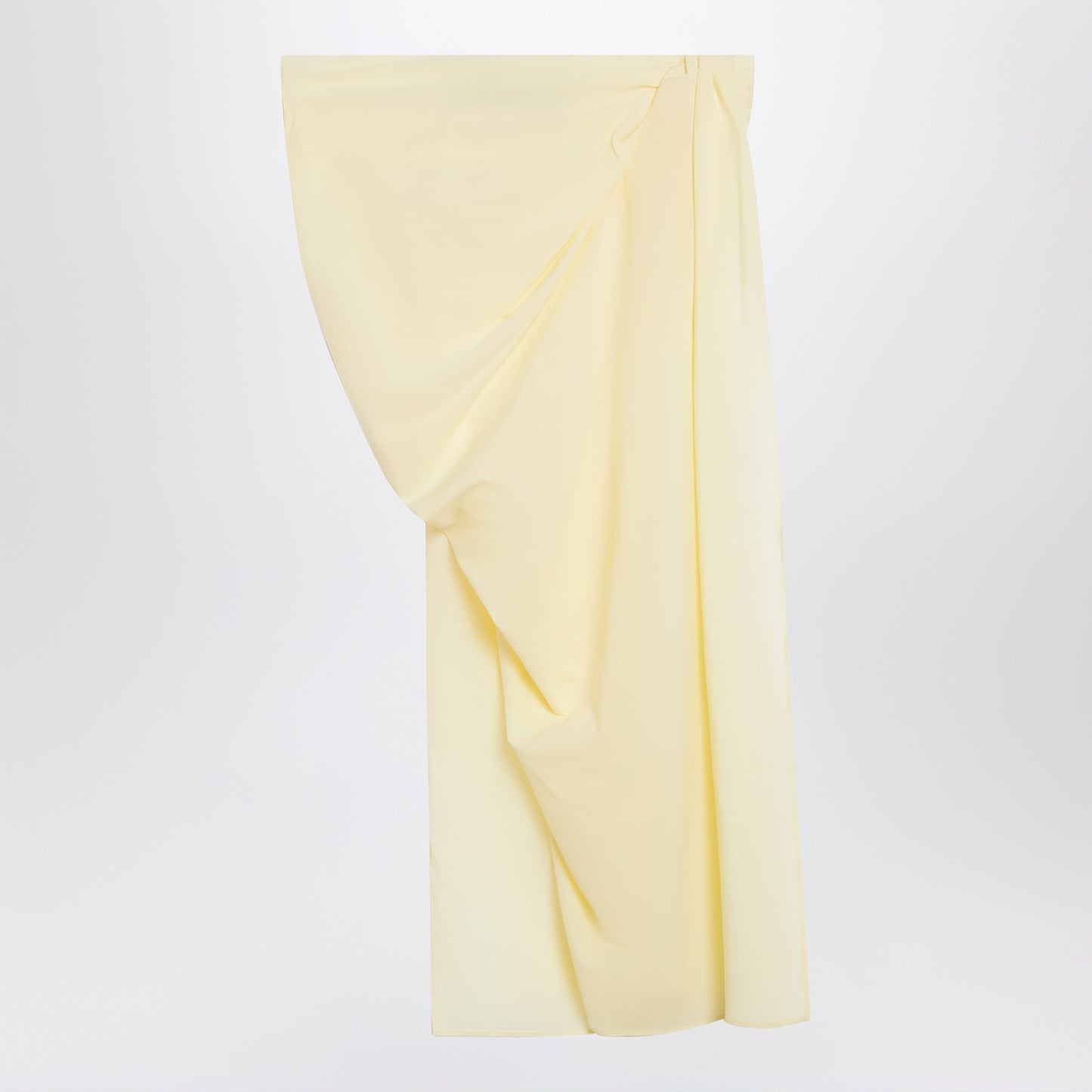 Jacquemus Light Yellow Asymmetric Pareo Skirt Women JACQUEMUS