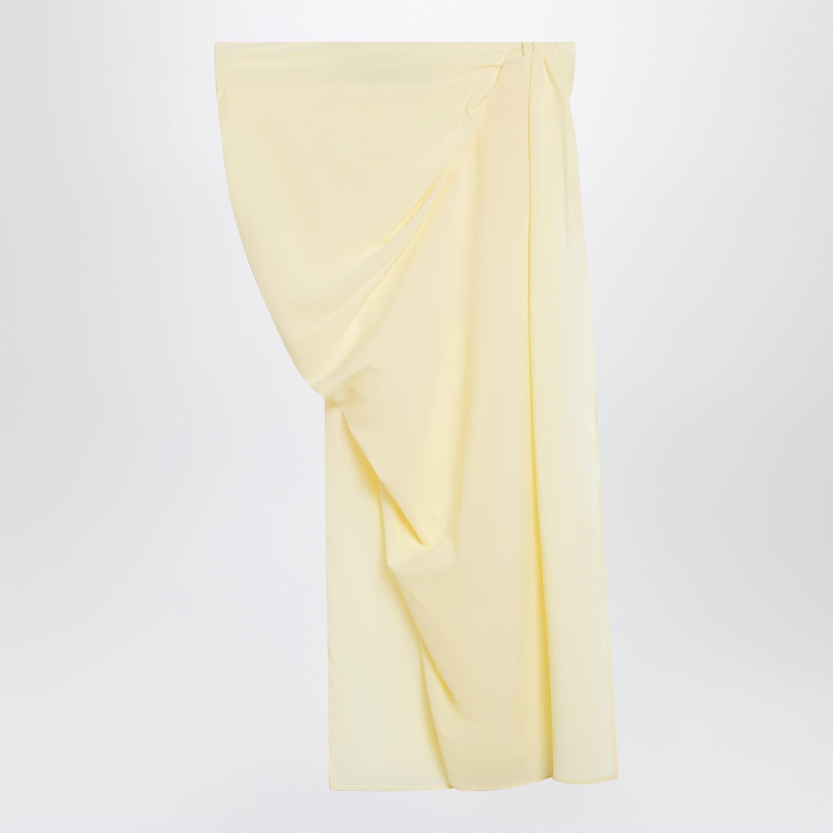 Jacquemus Light Yellow Asymmetric Pareo Skirt Women JACQUEMUS