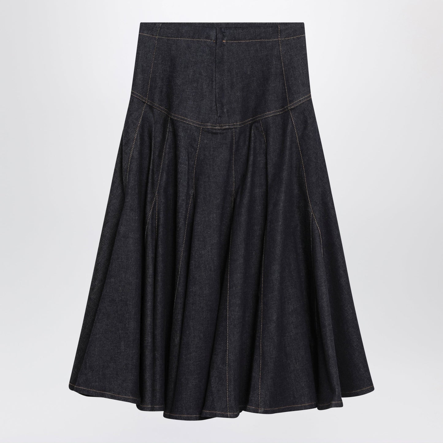 Jacquemus Lavoir De-Nã®Mes Skirt In Navy Blue Denim Women JACQUEMUS